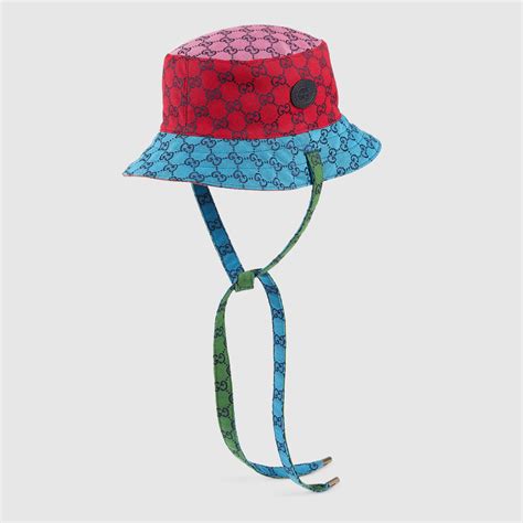 casquette gucci multicolor|Gucci bucket hats.